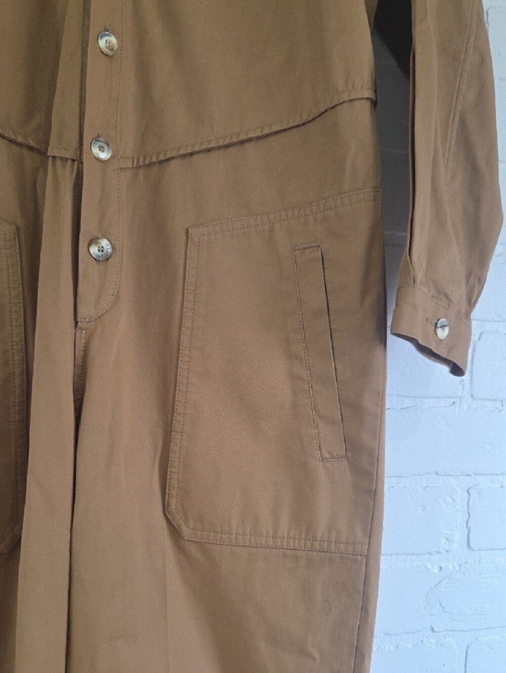 ba&sh Camel Utility Button-Front Jumpsuit - Picture 3 of 9